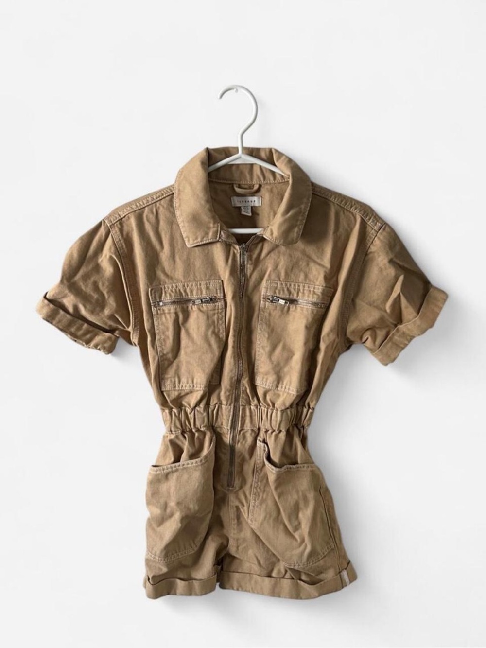 Tan Topshop Romper